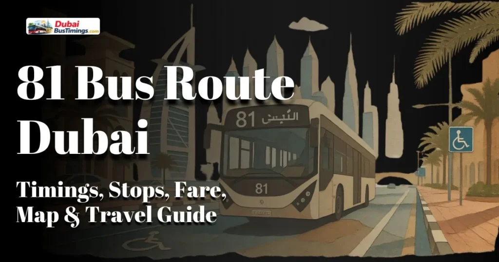81 Bus Route Dubai