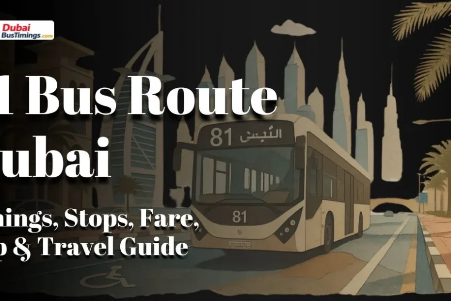 81 Bus Route Dubai