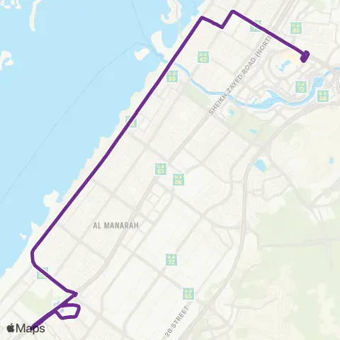 81 Bus Route Map