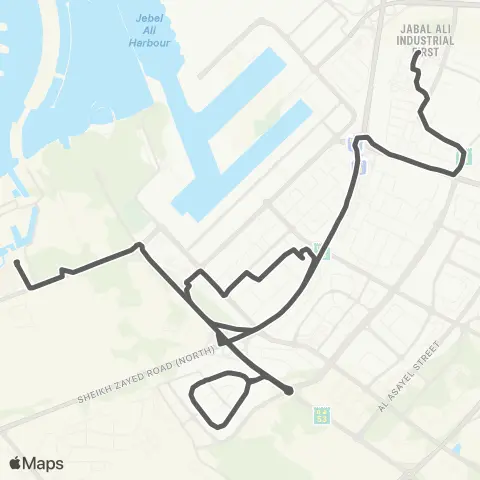 95A Bus Route Map