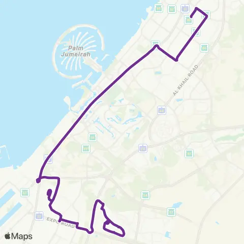 96 Bus Route Map