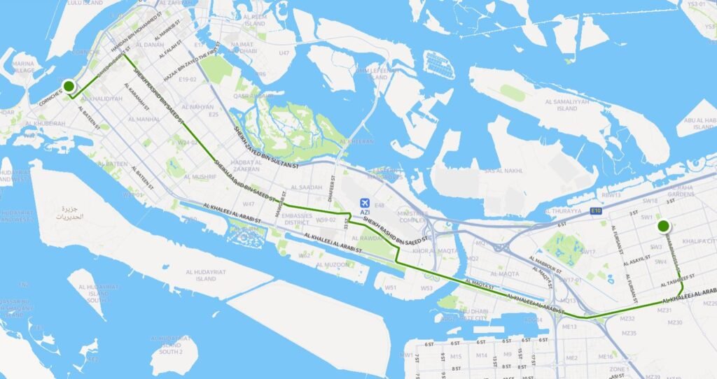 161 Bus Route Map