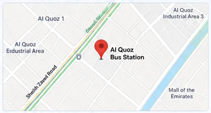 Al-Quoz-Bus-Station-Map
