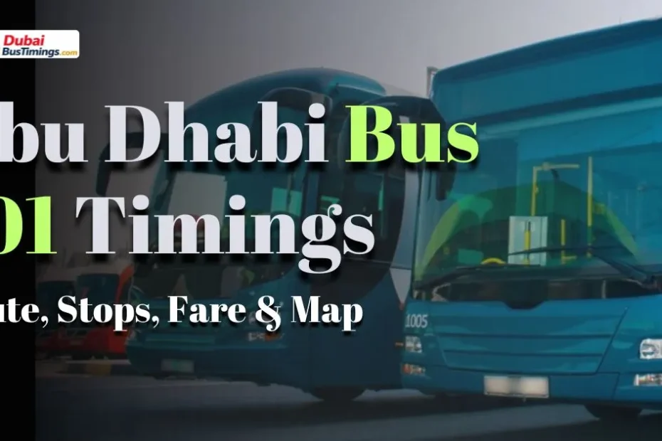 Abu Dhabi Bus 101 Timings