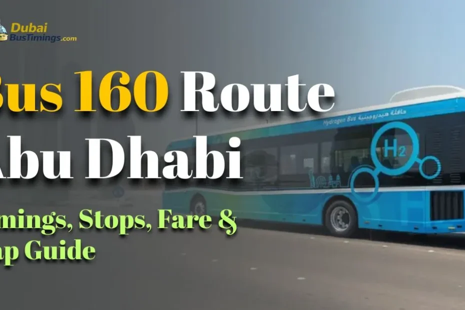 Bus 160 Route Abu Dhabi