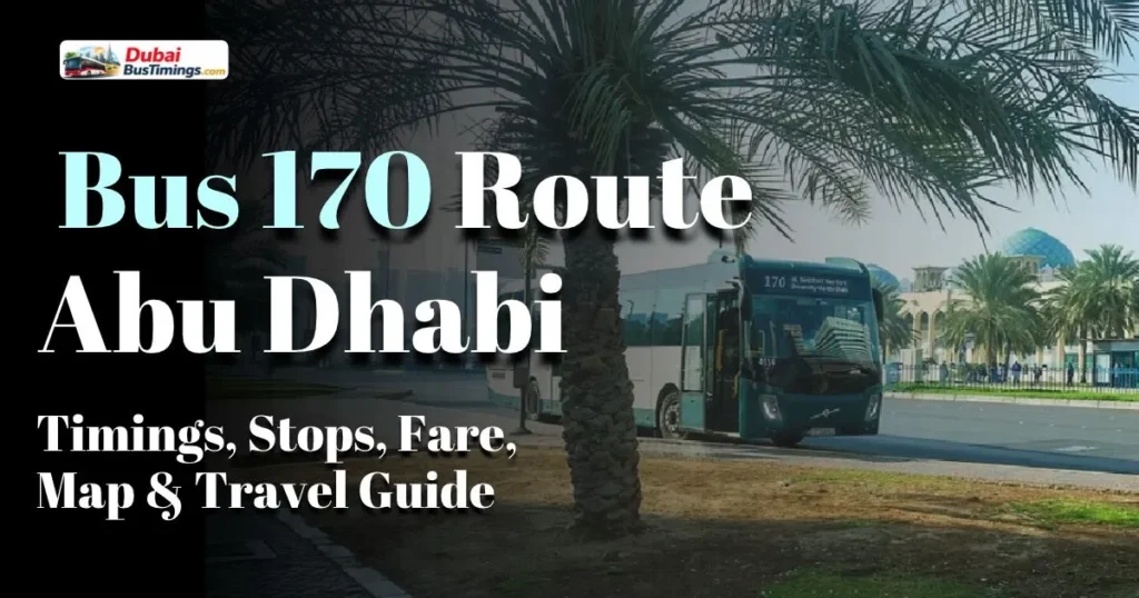 Bus 170 Route Abu Dhabi