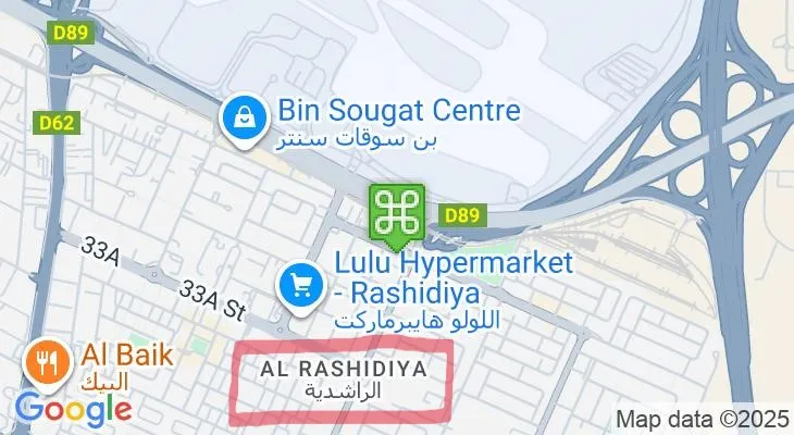 Rashidiya Bus Station Map