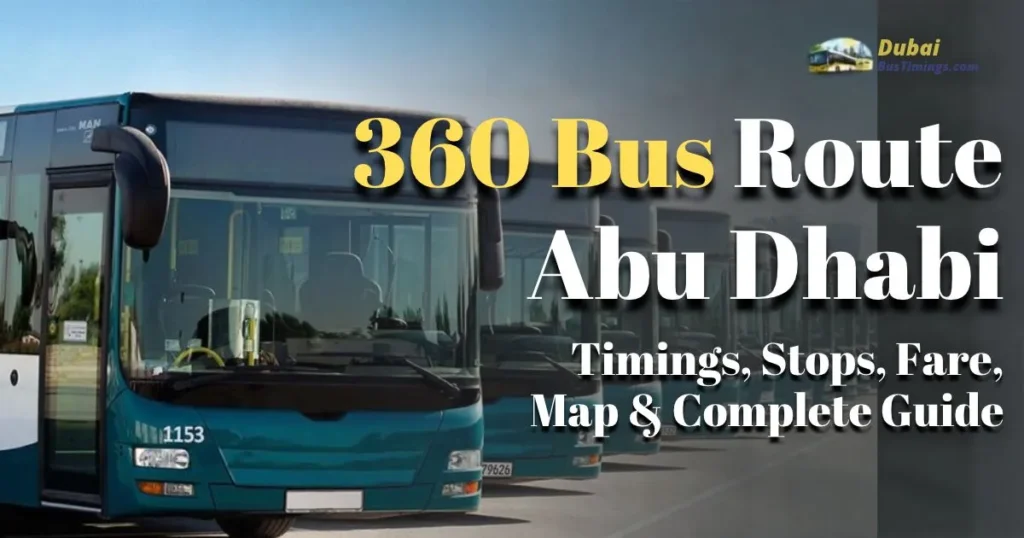 360 Bus Route Abu Dhabi