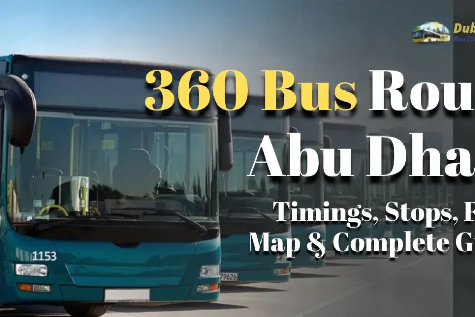 360 Bus Route Abu Dhabi