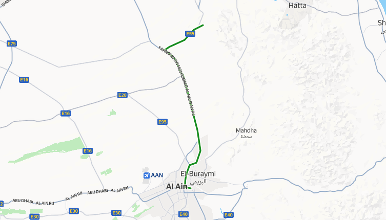 Bus 390 Route Map