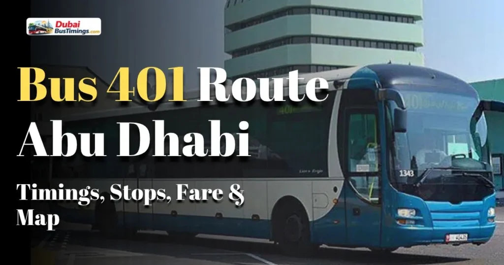 Bus 401 Route Abu Dhabi