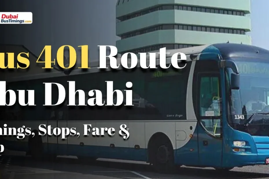 Bus 401 Route Abu Dhabi