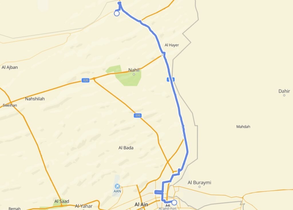 Bus 380 Route Map