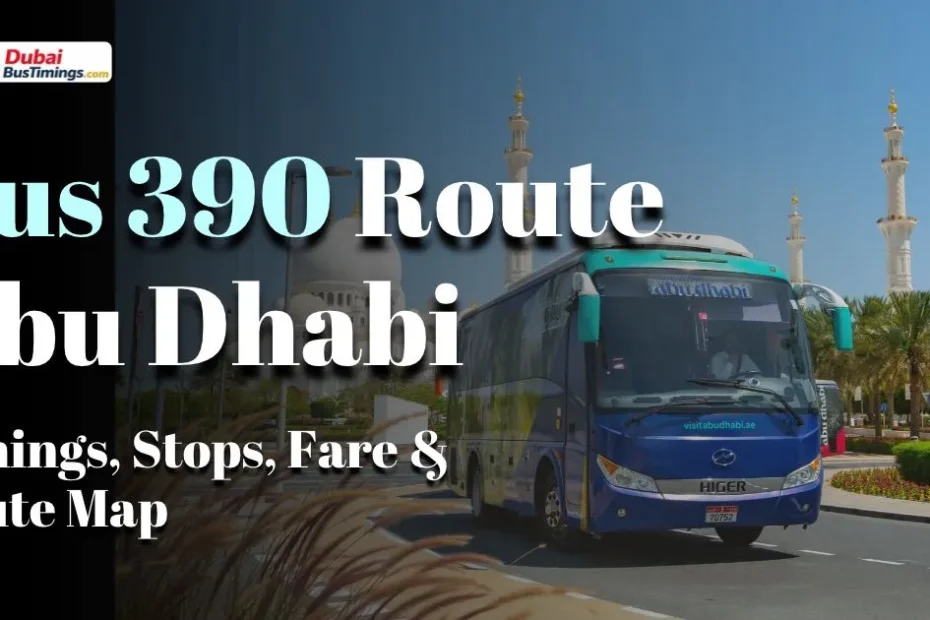 Bus 390 Route Abu Dhabi